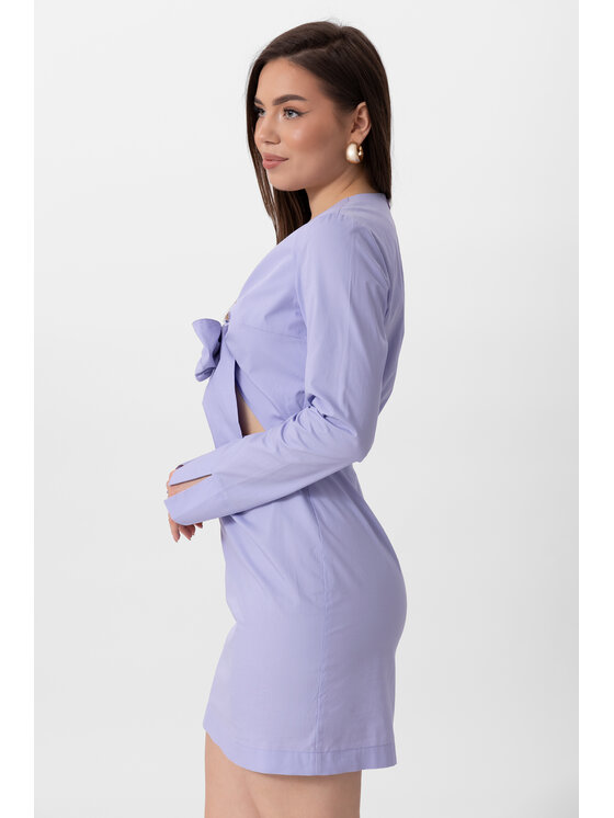 LAURELLA LAURELLA Každodenné šaty 4UL089 Fialová Regular Fit