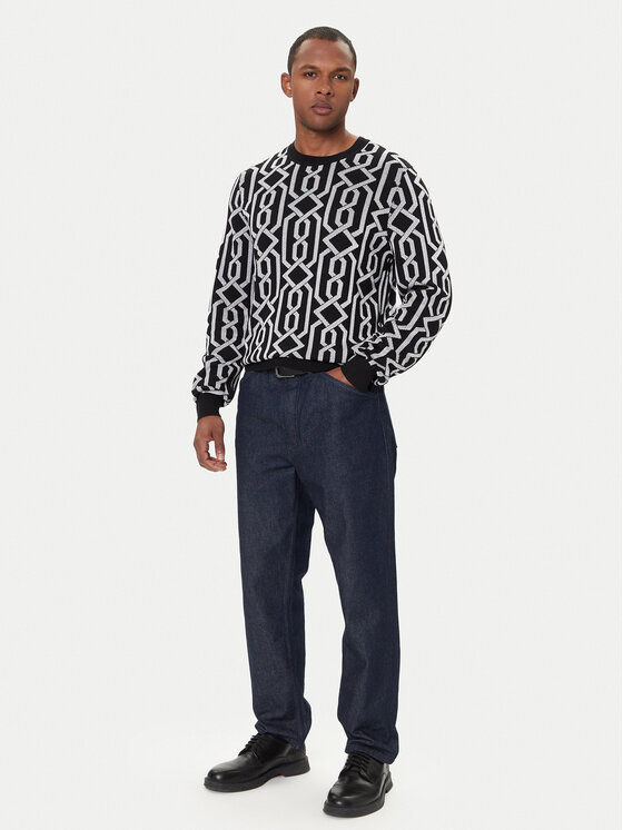 HUGO HUGO Džemper Souvawn 50547001 Crna Regular Fit