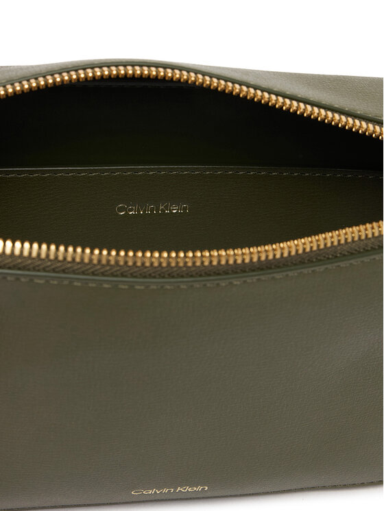 Calvin Klein Calvin Klein Torebka Foil Logo Elongated Camera Bag LV04F3276G Zielony