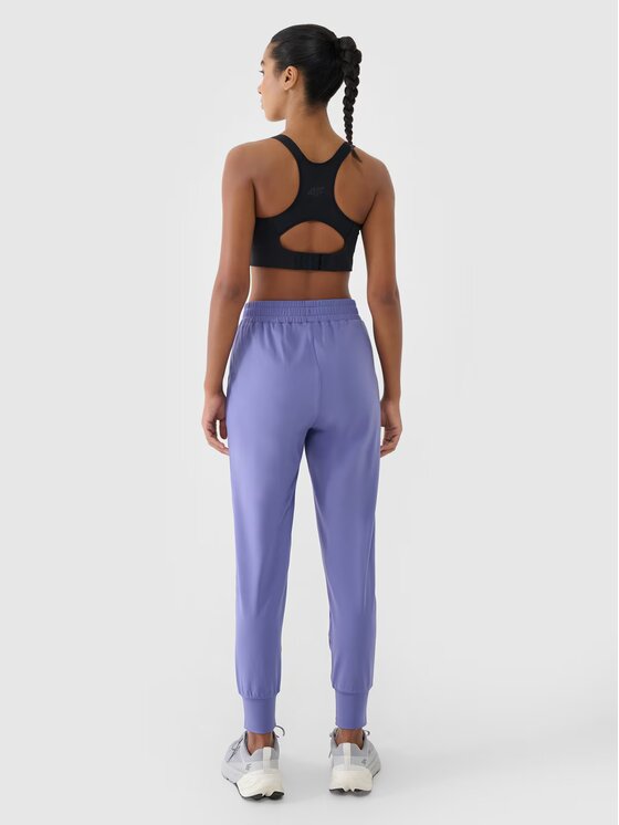 4F 4F Παντελόνι γυναικείο 4FRSS25TFTRF0789-32S Μπλε Regular Fit