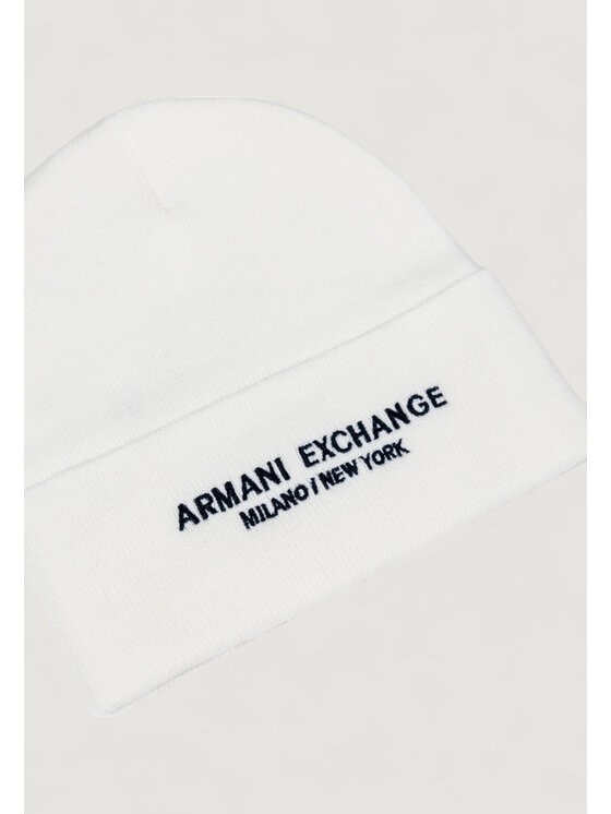 Armani Exchange Armani Exchange Berretto BEANIE HAT Bianco