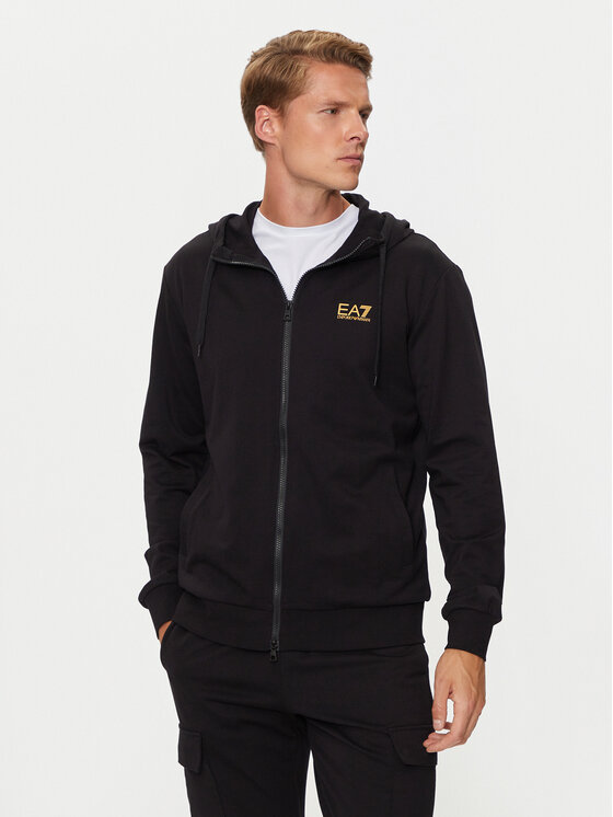 EA7 Emporio Armani EA7 Emporio Armani Світшот 8NPM33 PJVRZ 0208 Чорний Regular Fit
