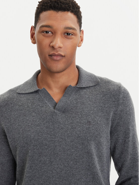 Marc O'Polo Marc O'Polo Sweter 529 5144 60150 Szary Regular Fit
