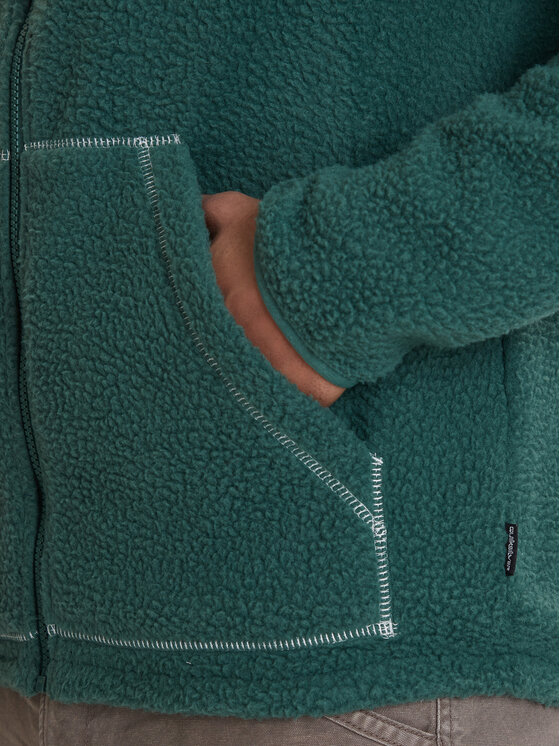 Quiksilver Quiksilver Флісовий реглан Clean Coast Block EQYPF03065 Зелений Loose Fit