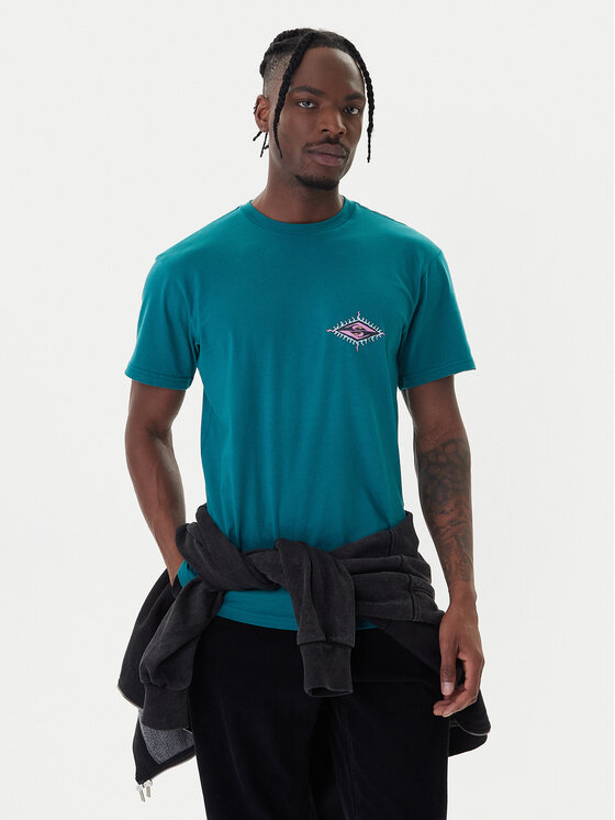 Quiksilver Quiksilver T-Shirt Ev Beach Blast SS EQYZT08046 Zielony Regular Fit