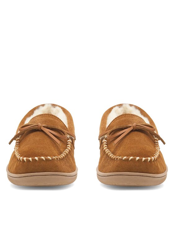 MYSLIPPERS MYSLIPPERS Hausschuhe MPF20WID001B-W Braun