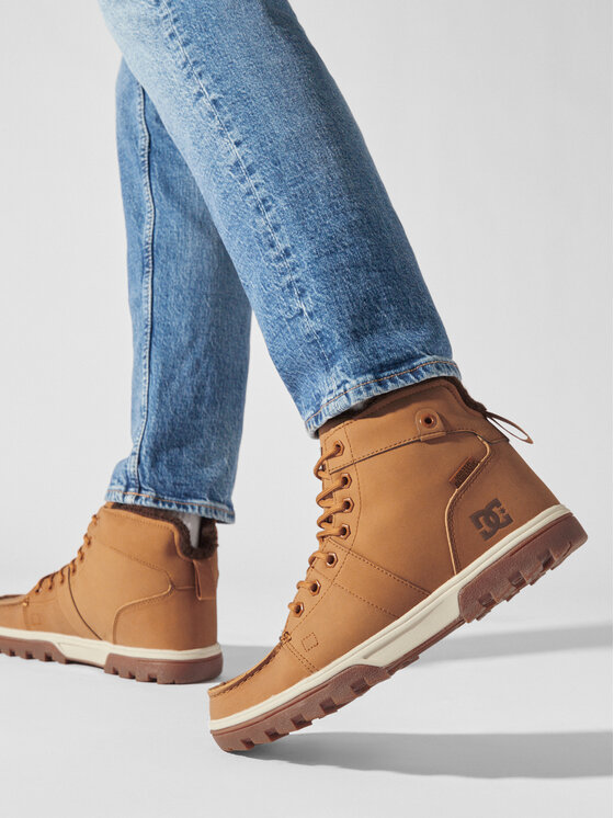 DC Shoes DC Shoes Šnurovacia obuv Woodland ADYB700042 Hnedá