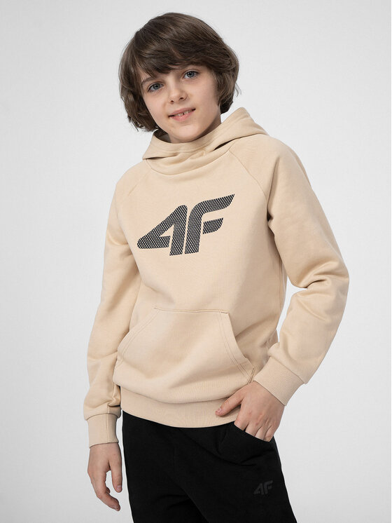 4F 4F Bluză 4FJSS23TSWSM220 Bej Regular Fit