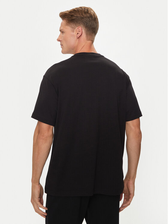 Versace Jeans Couture Versace Jeans Couture Marškinėliai 76GAHT04 Juoda Regular Fit