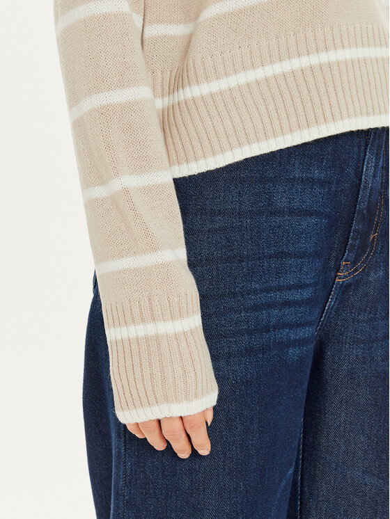 Brave Soul Brave Soul Sweter LK-230MASONC Beżowy Regular Fit