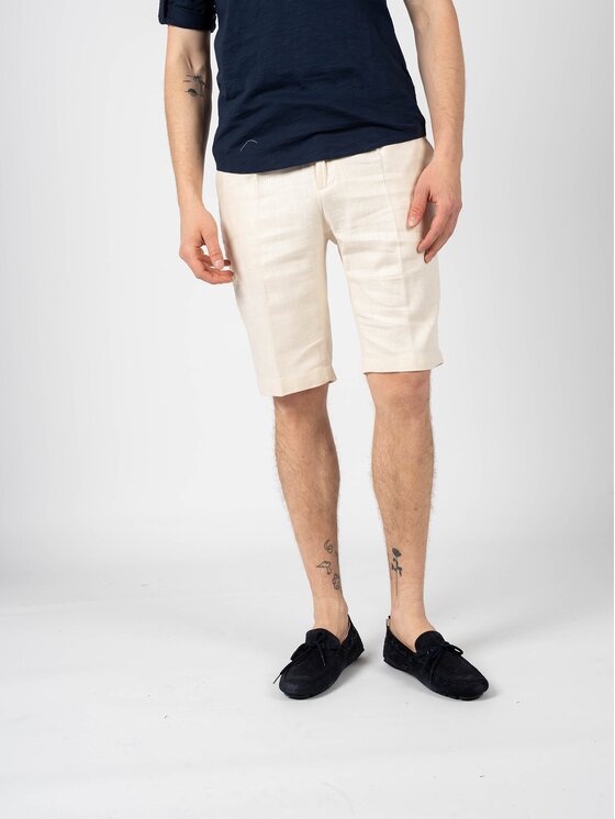 Antony Morato Antony Morato Šortky MMSH00145-FA800126 Écru Regular Fit
