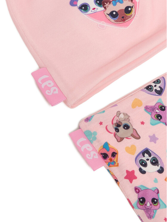 LITTLEST PET SHOP LITTLEST PET SHOP Set căciulă și fular tip guler CEO-ACCCS-AW25-320LPS Roz