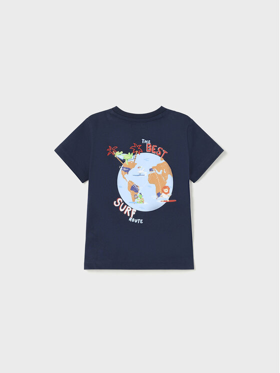 Mayoral Mayoral T-krekls 1019 Tumši zils Regular Fit