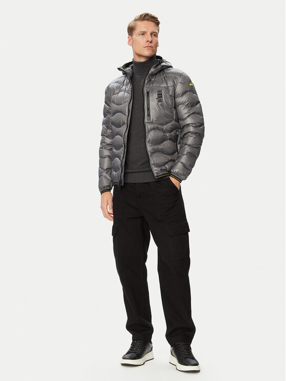 Blauer Blauer Μπουφάν πουπουλένιο Wave 26WBLUC03064 Γκρι Regular Fit