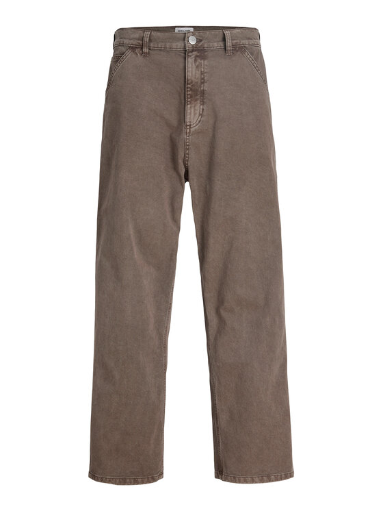 Jack & Jones Jack & Jones Bavlnené nohavice Alex 12288528 Béžová Baggy Fit