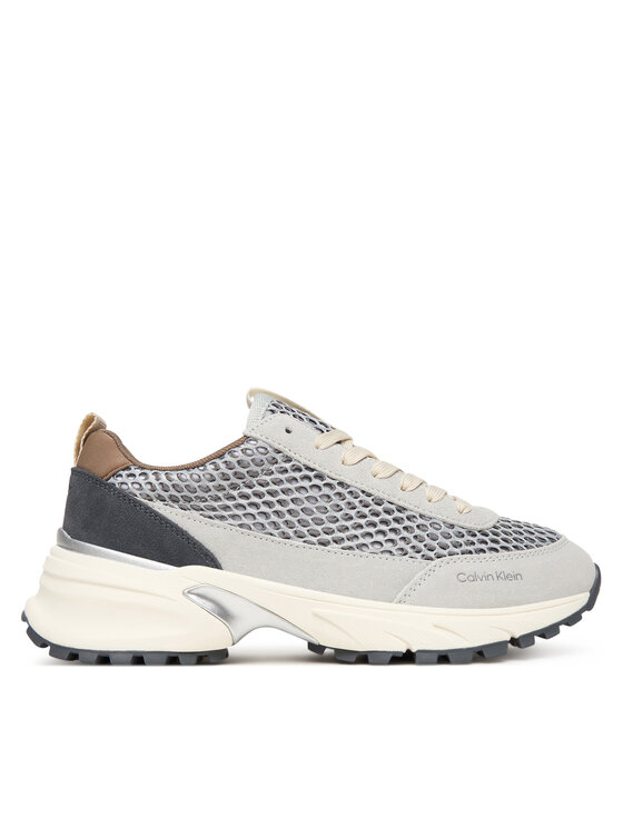 Calvin Klein Calvin Klein Снікерcи Hike Runner Lace Up Techmix YW0YW02030 Бежевий