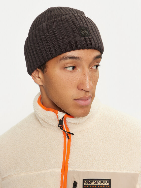 Buff Čiapka Knitted Hat Rutger 129694.901.10 Sivá