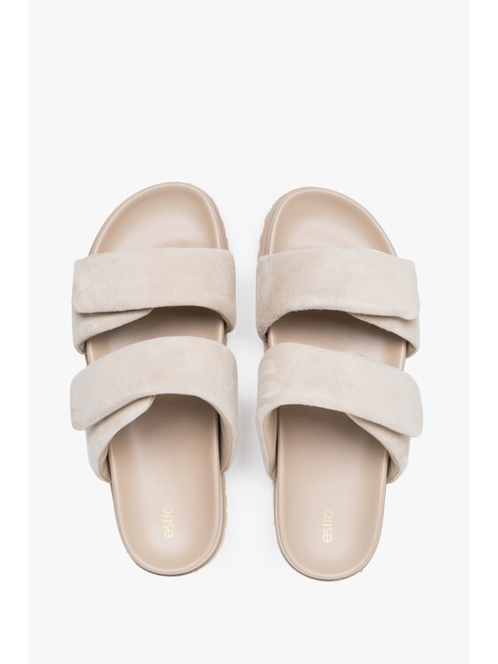 Estro Estro Παντόφλες ER00116944 Μπεζ