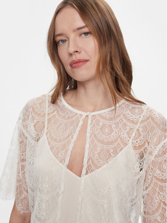 YAS YAS Μπλουζάκι Bella 26032279 Λευκό Regular Fit