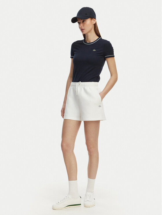 Lacoste Lacoste Spordišortsid GF9991 Valge Regular Fit