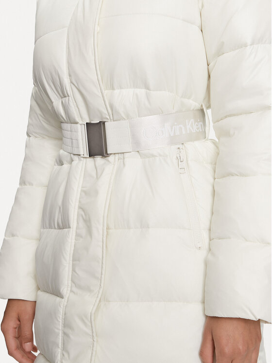 Calvin Klein Jeans Calvin Klein Jeans Зимно яке J20J223578 Екрю Regular Fit