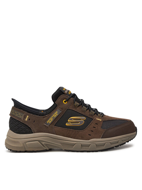 Skechers Snīkeri Oak Canyon 237450/BRBK Brūns