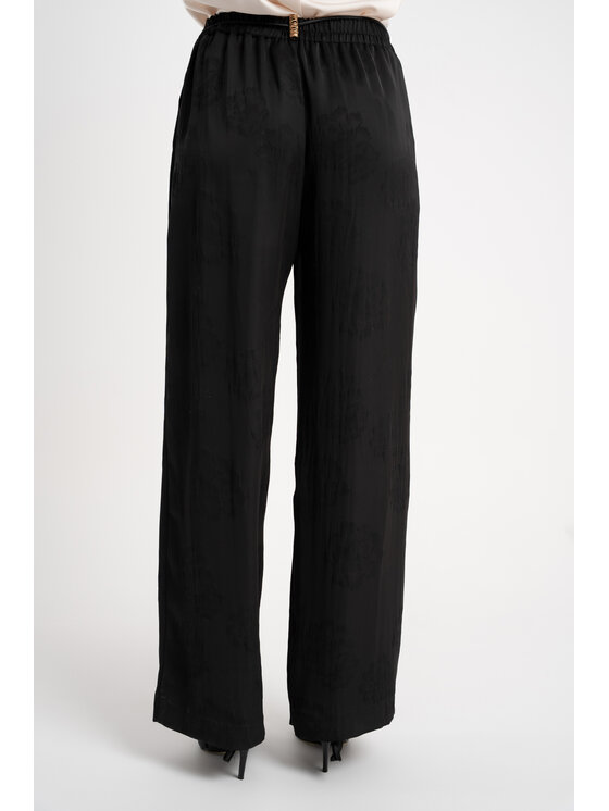 CLICK CLICK Παντελόνι υφασμάτινο 30-462 Μαύρο Loose Fit