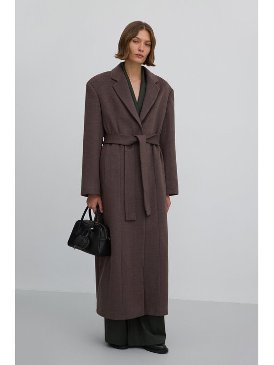 Estro Estro Cappotto ER00117926 Marrone Loose Fit