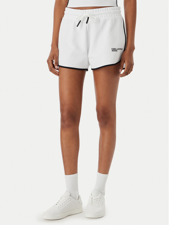 Karl Lagerfeld Jeans Karl Lagerfeld Jeans Pantaloncini sportivi B2W10125 Bianco Regular Fit