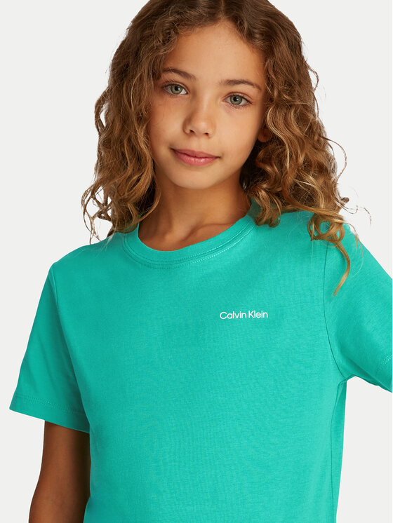 Calvin Klein Jeans Calvin Klein Jeans Majica IU0IU00683 Zelena Regular Fit