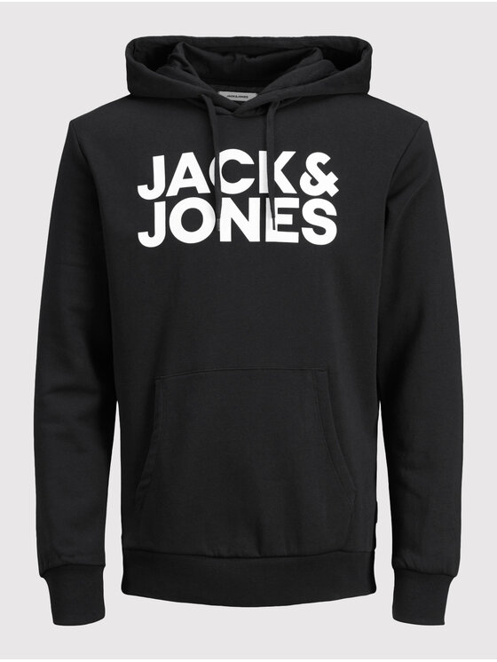 Jack&Jones Jack&Jones Μπλούζα Corp Logo 12152840 Μαύρο Regular Fit