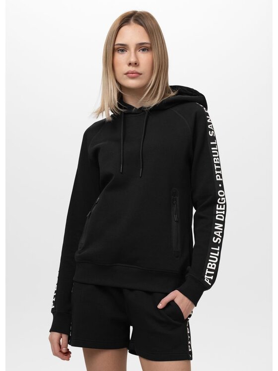 PITBULL PITBULL Bluza TAPE EXPLORY Czarny Regular Fit