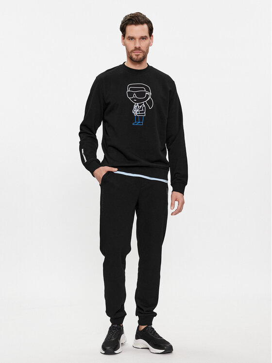 KARL LAGERFELD KARL LAGERFELD Mikina 705404 541900 Černá Regular Fit