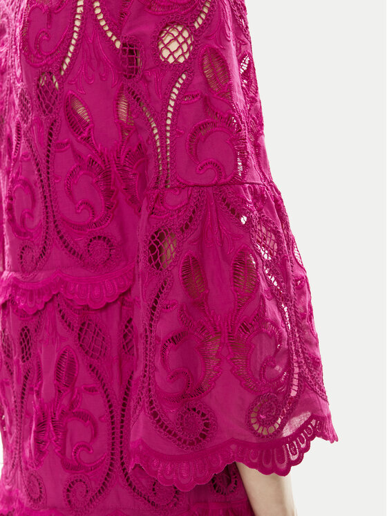 Luisa Spagnoli Luisa Spagnoli Rochie de vară Pigna 540712 Roz Regular Fit