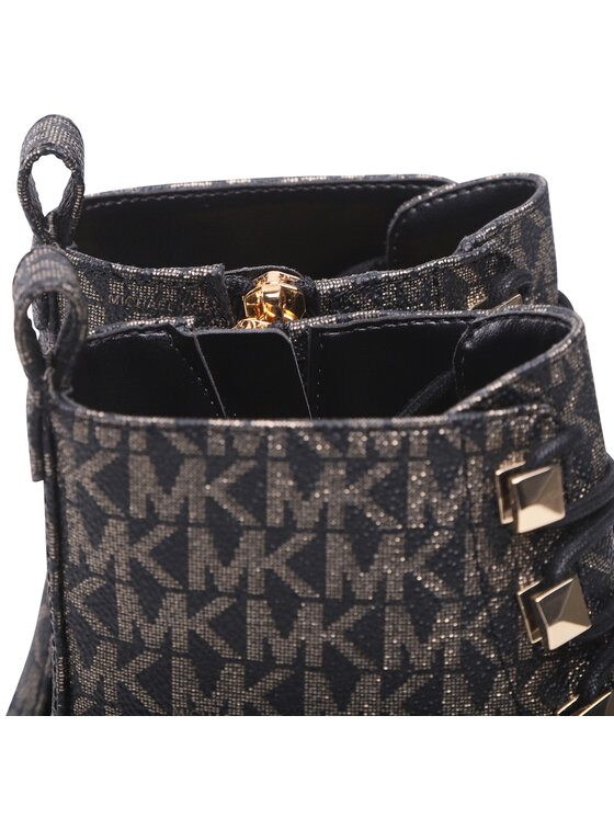 MICHAEL Michael Kors MICHAEL Michael Kors Šnurovacia obuv Haskell Bootie 40F2HSFE5B Čierna