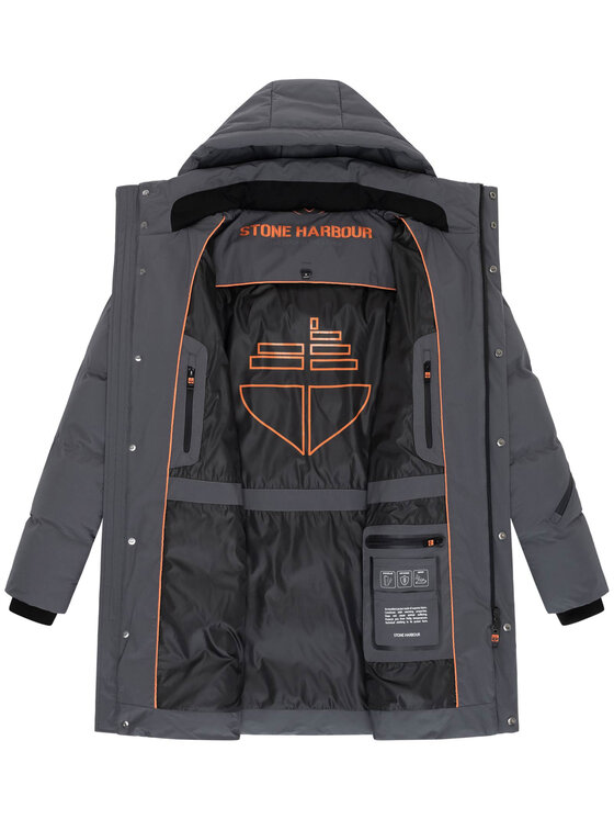 Stone Harbour Stone Harbour Kurtka zimowa Thadeek Szary Regular Fit