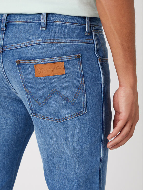 Wrangler Wrangler Jeansy River W17TJXZ81 112331087 Niebieski Straight Leg