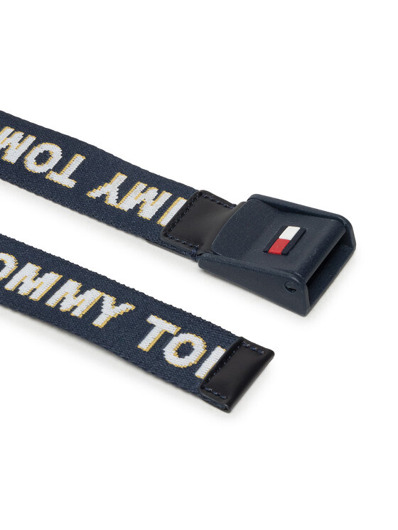 Tommy Hilfiger Tommy Hilfiger Дитячий пояс Plaque Webbing Belt AU0AU01505 Cиній