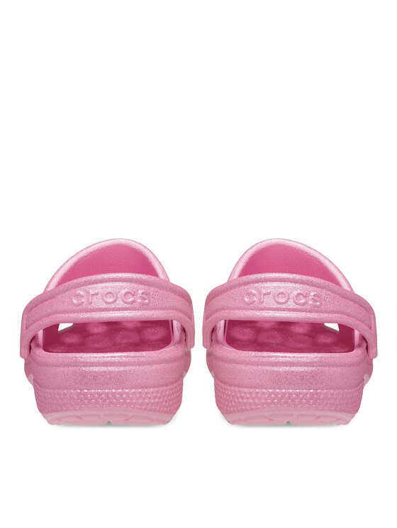 Crocs Crocs Šlepetės Classic Glitter Kids Clog T 206992 Rožinė