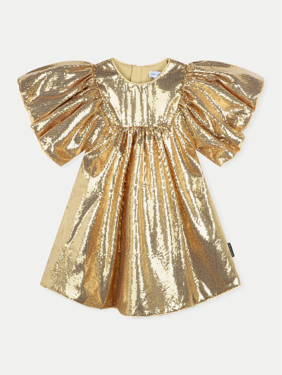 Marc Jacobs Marc Jacobs Елегантне плаття W60242 M Золотий Regular Fit