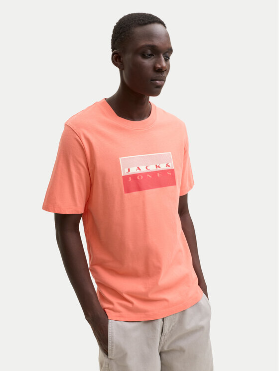 Jack & Jones Jack & Jones Tričko Fusion Dots 12289863 Ružová Regular Fit
