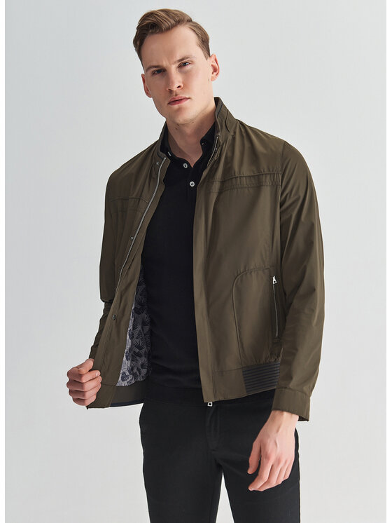 Pako Lorente Pako Lorente Kurtka przejściowa P22SF-5X-002 Zielony Regular Fit