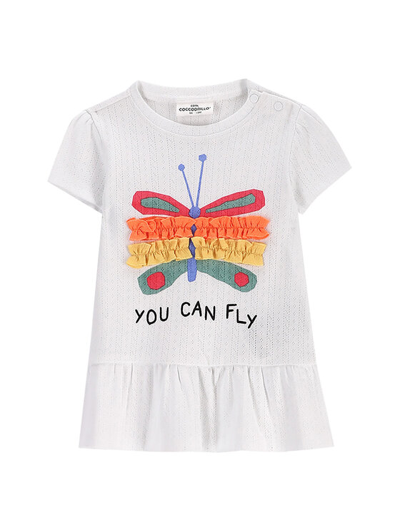 Coccodrillo Coccodrillo T-Shirt WC5143201TGN Bílá Regular Fit