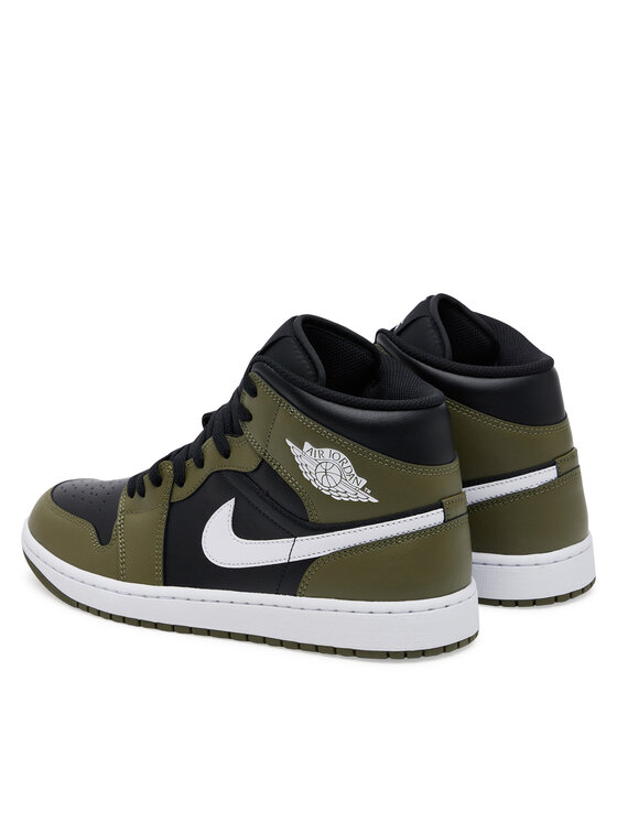Nike Nike Sneakersy Jordan 1 Mid DQ8426 103 Zelená