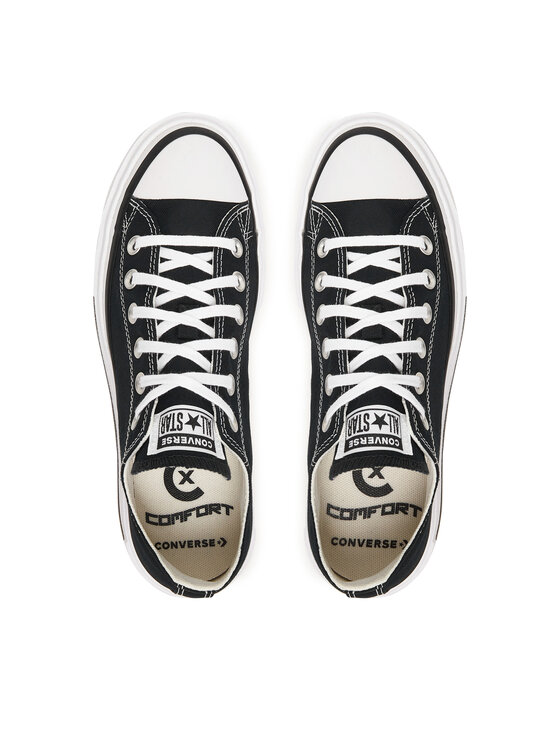 Converse Converse Tenisice Chuck Taylor All Star Lift Double Stack Platform A15490C Crna