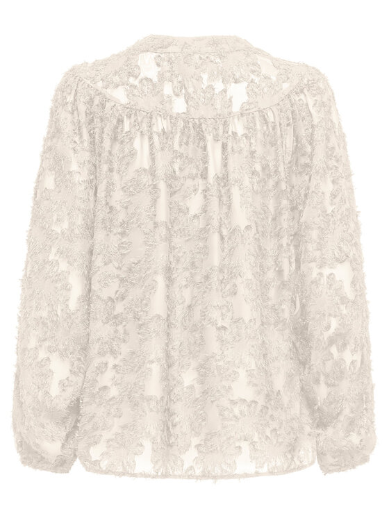 ONLY ONLY Μπλουζάκι Korsa 15360837 Μπεζ Oversize