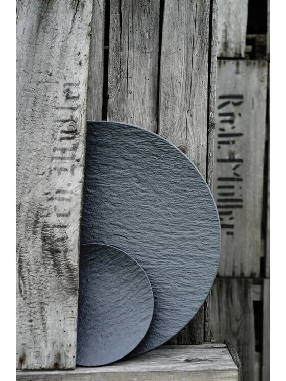 Villeroy & Boch Villeroy & Boch Talerz do serwowania Villeroy & Boch Manufacture Rock Czarny