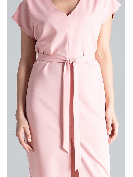 Lenitif Lenitif Vestito L032 Rosa Regular Fit