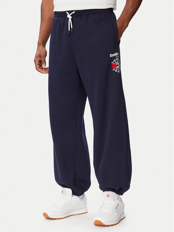 Reebok Pantaloni trening Eryk RK25733CCM Bleumarin Regular Fit