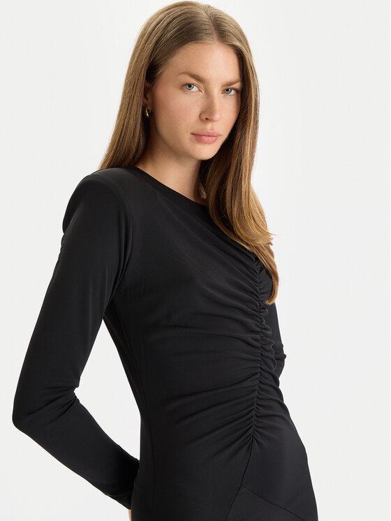 Gaudi Gaudi Vakarinė suknelė 521FD14008 Juoda Slim Fit